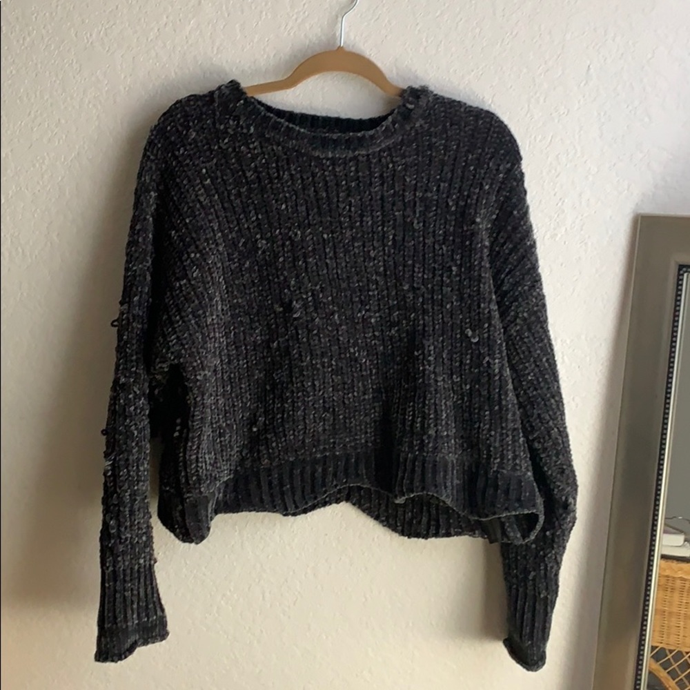velvet sweater